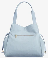 On 34th Jyll Medium Denim Shoulder Bag with Pouch, Created for Macy's