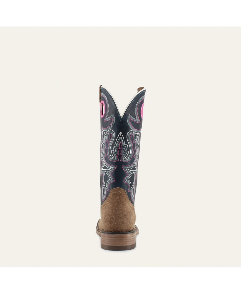 Buck & Brana Darla Trendy Cowgirl Leather Boots By