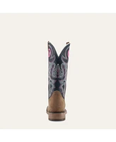 Buck & Brana Darla Trendy Cowgirl Leather Boots By