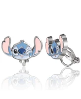 Disney Stitch And Angel Clip-On 3 Piece Earrring Set - Stitch, Angel, Flower