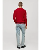 Mango Men's Knitted Polo Neck Sweater