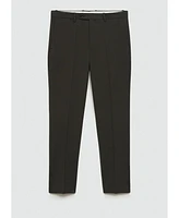 Mango Men's Stretch Fabric Suit Pants