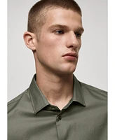 Mango Men's Cotton Shirt