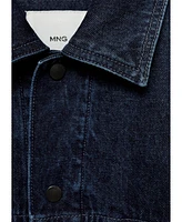 Mango Men's Pockets Detail Denim Jacket