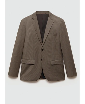 Mango Men's Stretch Fabric Super Suit Blazer