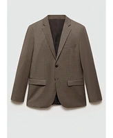 Mango Men's Stretch Fabric Super Suit Blazer