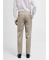 Mango Men's Virgin Wool Suit Pants