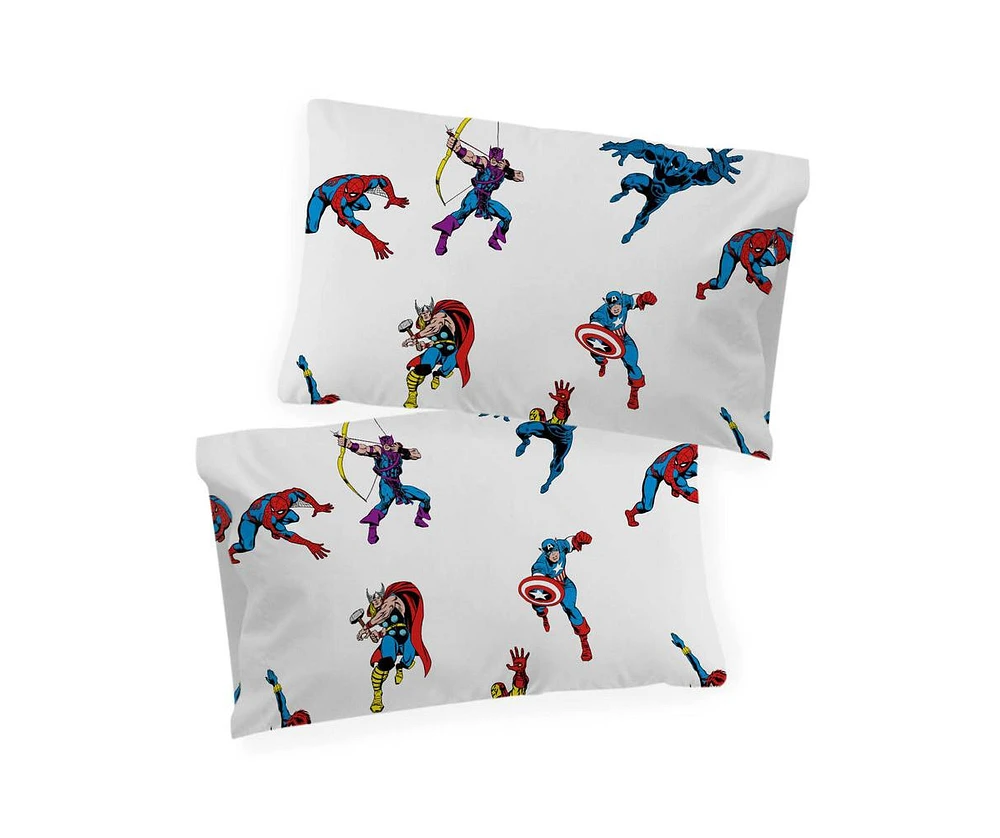 Saturday Park Marvel Comics Invincible 100% Organic 2 Pack Cotton Pillowcase