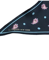 Kate Spade New York Paisley Foulard Silk Diamond Scarf