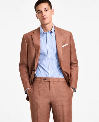 B by Brooks Brothers Men's Linen Classic-Fit Suit Separates Jacket