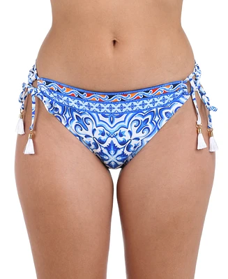 La Blanca Women's Alboran Tassel Tie Hipster Bikini Bottoms