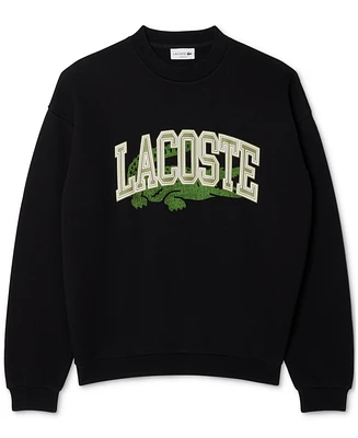 Lacoste Men's Loose-Fit Logo Graphic Sweatshirt