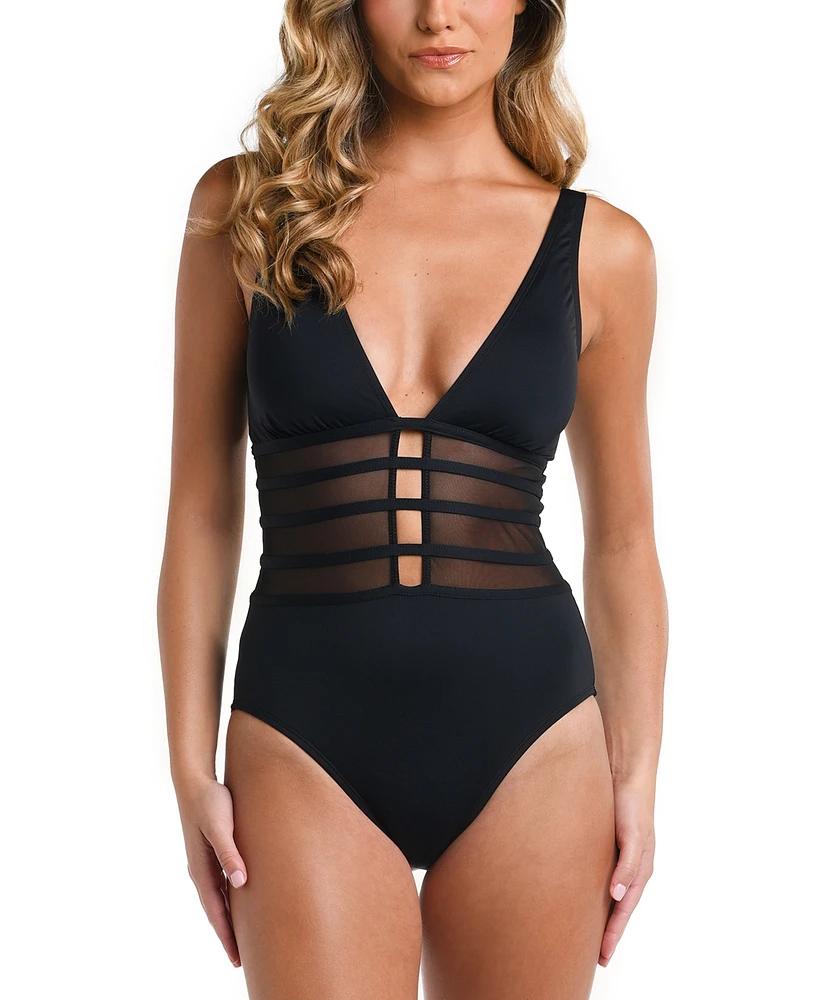 La Blanca Women's Island Goddess Shaping One-Piece Swimsuit