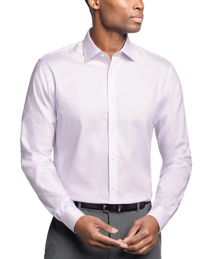 Michael Kors Men's Regular Fit Airsoft Stretch Ultra Wrinkle Free Dress Shirt