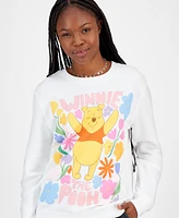 Disney Juniors' Winnie The Pooh Flower Graphic Sweatshirt