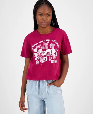 Grayson Threads, The Label Juniors' Year Of Snake Lunar New Graphic T-Shirt
