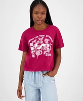 Grayson Threads, The Label Juniors' Year Of Snake Lunar New Graphic T-Shirt