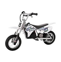 Razor MX400 & MX650 Electric Toy Motocross Motorcycle Dirt Bike, White & Black