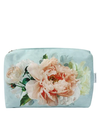 Designers Guild Peonia Grande Zinc Toiletry Bag