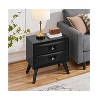 Yaheetech Modern Nightstand Simple End Table Sofa Side Table