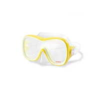 Intex Wave Rider Hypoallergenic Latex Free Mask & Easy Flow Snorkel Set (2 Pack)