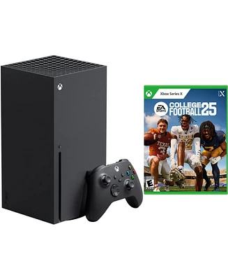 Microsoft Xbox X Bundle With College Football 25 Game