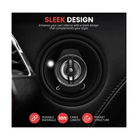 Pyle 3.5" Two-Way Coaxial Speaker System, 120 Watt, Black