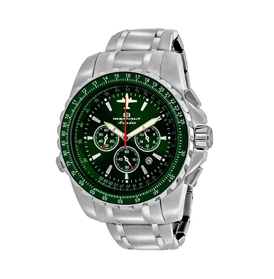 Oceanaut Men's Aviador Pilot Green Dial Watch - OC0117
