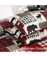 gaomon 3 Pieces Christmas Duvet Cover Bedding Set