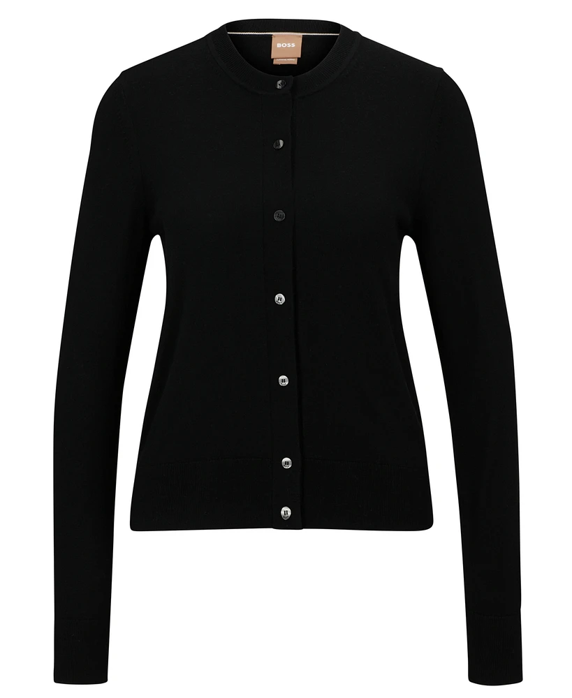 Boss by Hugo Women's Crew-Neck Cardigan