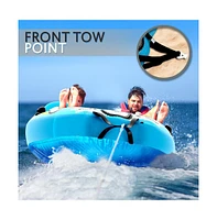 SereneLife Inflatable Towable Tube for Boating