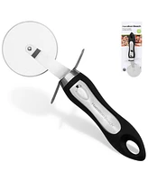 Hamilton Beach Pizza Cutter 8in soft touch handle, Premium Stainless Steel Pizza Slicer, Easy to Clean & Cut Pizza Wheel