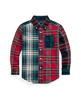 Polo Ralph Lauren Toddler and Little Boys Plaid Cotton Fun Shirt