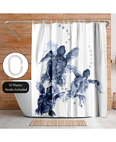 Americanflat Coastal Shower Curtain Revolving Motion by Suren Nersisyan