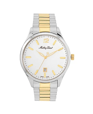 Mathey Tissot Men's Urban Metal White Dial Watch - H411MBI