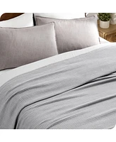 Bare Home Cotton Waffle Blanket Full/Queen