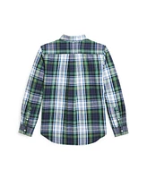 Polo Ralph Lauren Big Boys Plaid Brushed Cotton Oxford Shirt