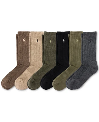 Polo Ralph Lauren Men's 6-Pk. Performance Sport Crew Socks