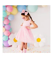 Sweet Wink Girls Birthday Party Tulle Bow Headband