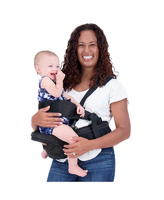 Elan Baby Hip Seat Carrier, Includes Baby Safety Strap, Pockets, & an Expander Strap to Fit All Sizes, Reduces Pressure on Back & Shoulder