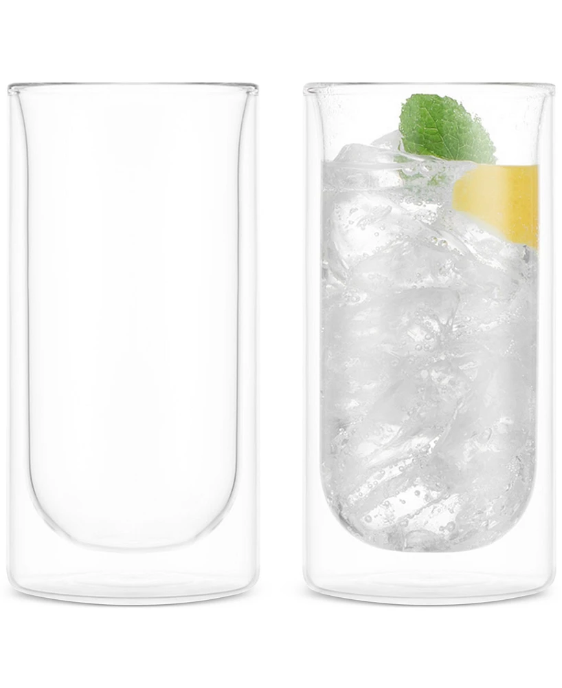 Bodum Skal Double-Walled Gin Tonic/Highball Glasses, Set of 2