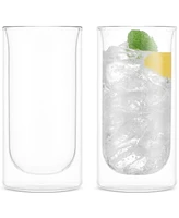 Bodum Skal Double-Walled Gin Tonic/Highball Glasses, Set of 2