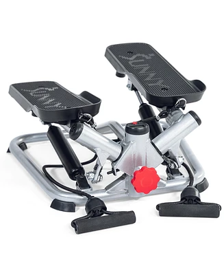 Sunny Health & Fitness Twist Stepper Machine with Resistance Bands - Sf-S0979