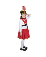 Dress Up America Drum Majorette Dress & Hat Costume Set