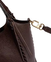 Sam Edelman Sylvia Whipstitch Small Leather Crossbody Tote