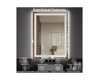 Garmin 48x32 Led Bathroom Mirror with Lights,Anti