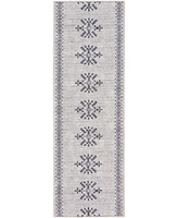 Nicole Curtis Machine Washable Series 1 SR109 2'x6' Runner Area Rug