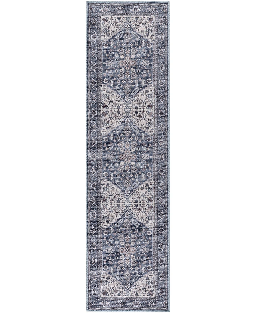 Nicole Curtis Machine Washable Series 1 SR104 2'x6' Runner Area Rug