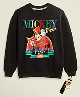 Disney | Macy's Big Kids Unisex Bandleader Mickey Mouse Balloon Crewneck Sweatshirt, Exclusively at Macy's