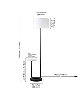 Hudson & Canal 65.75" Metal Jacinta Floor Lamp